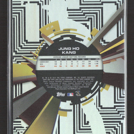 2015 Topps High Tek Jung Ho Kang #HT-JK RC