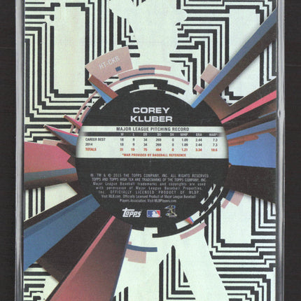 2015 Topps High Tek Corey Kluber #HT-CKR