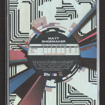 2015 Topps High Tek Matt Shoemaker #HT-MSH