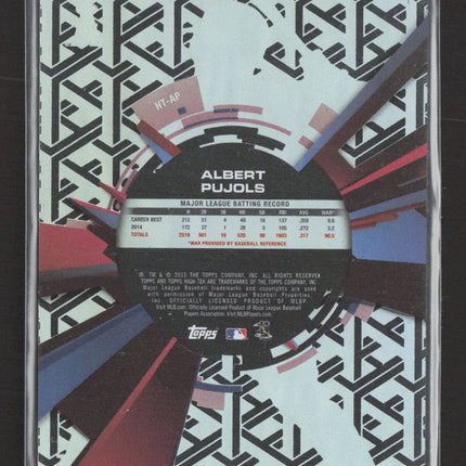 2015 Topps High Tek Albert Pujols #HT-AP Pattern