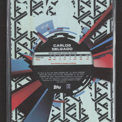 2015 Topps High Tek Carlos Delgado #HT-CD Geometric Pattern
