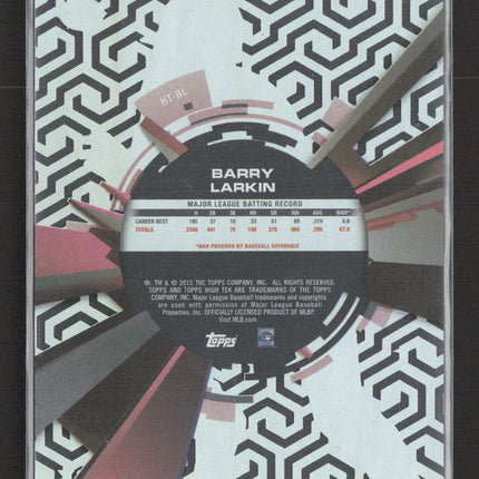 2015 Topps High Tek Barry Larkin #HT-BL Pattern