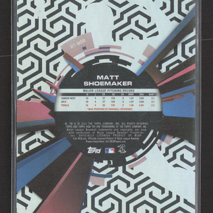 2015 Topps High Tek Matt Shoemaker #HT-MSR Geometric Pattern