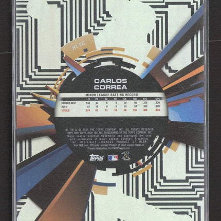 2015 Topps High Tek Carlos Correa #HT-CC RC
