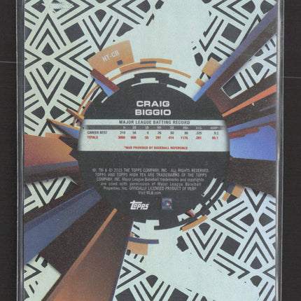 2015 Topps High Tek Craig Biggio #HT-CB Pattern