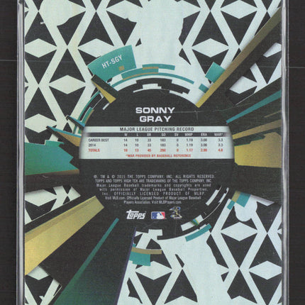 2015 Topps High Tek Sonny Gray #HT-SGY Pattern /