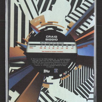 2015 Topps High Tek Craig Biggio #HT-CB
