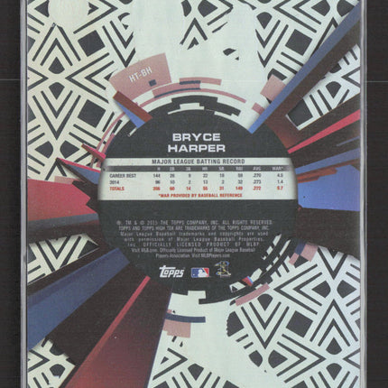2015 Topps High Tek Bryce Harper #HT-BH Pattern