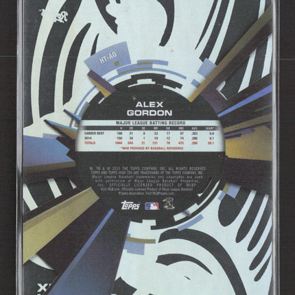 2015 Topps High Tek Alex Gordon #HT-AG