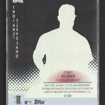 2015 Topps High Tek Corey Kluber #LT-CKR 50/50