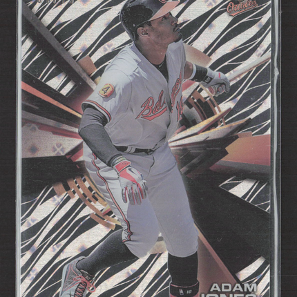 2015 Topps High Tek Adam Jones #HT-AJO Zebra Diffractor /75