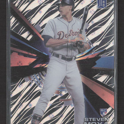 2015 Topps High Tek Steven Moya #HT-SMA Zebra RC /75