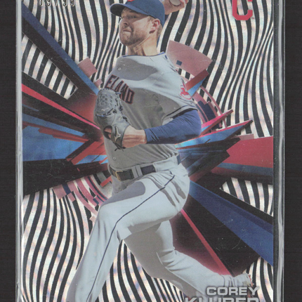 2015 Topps High Tek Corey Kluber #HT-CKB Zebra Pattern /99