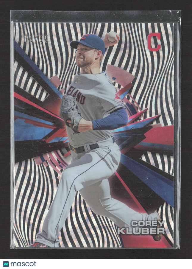 2015 Topps High Tek Corey Kluber #HT-CKB Zebra Pattern /99