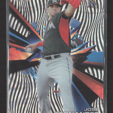 2015 Topps High Tek Jose Fernandez #HT-JF Zebra /99