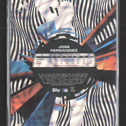 2015 Topps High Tek Jose Fernandez #HT-JF Zebra /99