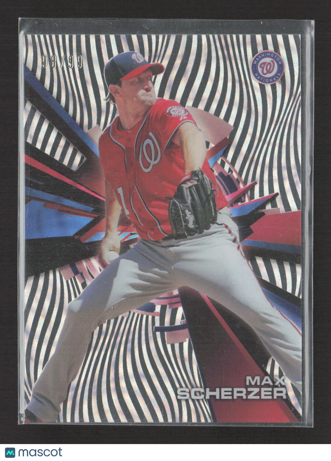 2015 Topps High Tek Max Scherzer #HT-MSZ Zebra /99