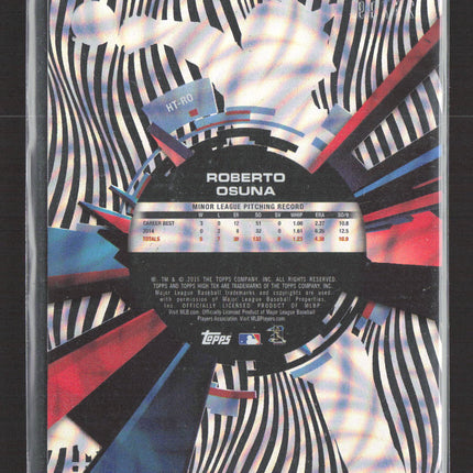 2015 Topps High Tek Roberto Osuna #HT-RO Zebra 26/99 RC