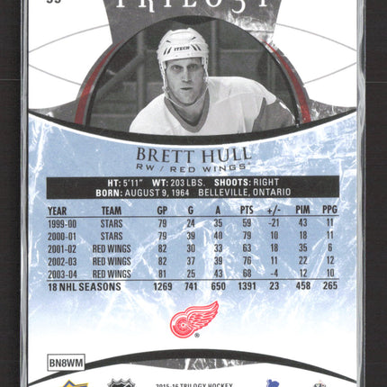 2015 Upper Deck Trilogy Brett Hull #99 222/265