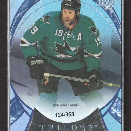 2015 Upper Deck Trilogy Joe Thornton #70 /358