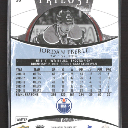 2015 Upper Deck Trilogy Jordan Eberle #36 066/356