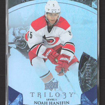 2015 Upper Deck Trilogy Rookie Premieres Noah Hanifin #114 Level 157/399
