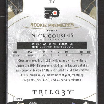 2015 Upper Deck Trilogy Nick Cousins #117 /999