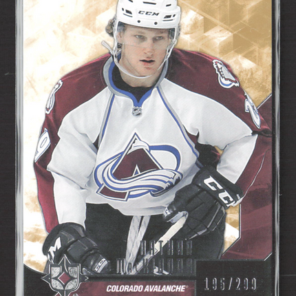 2015 Upper Deck Ultimate Collection Nathan MacKinnon #4 /299