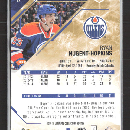 2015 Upper Deck Ultimate Collection Ryan Nugent-Hopkins #17 156/299