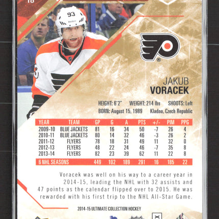 2015 Upper Deck Ultimate Collection Jakub Voracek #18 282/299