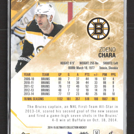 2015 Upper Deck Ultimate Collection Zdeno Chara #35 /299