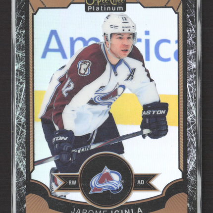 2016 O-Pee-Chee Platinum Jarome Iginla #85 Black Ice 05/99