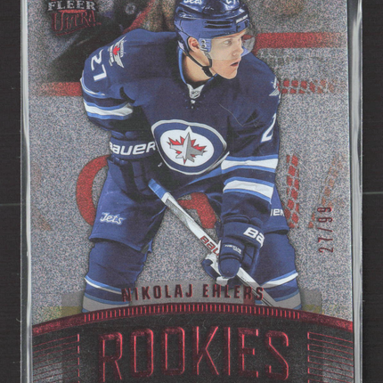 2016 Fleer Showcase Fleer Ultra Nikolaj Ehlers #U7 Red 27/99