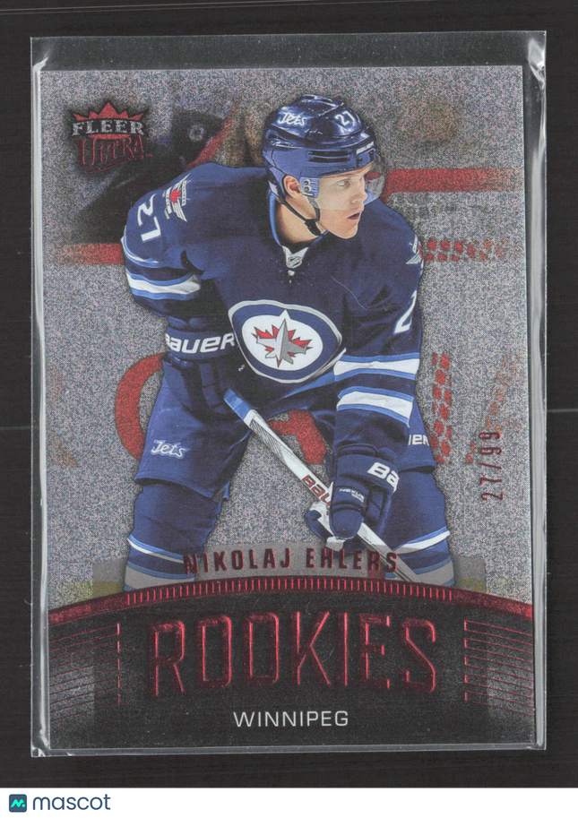 2016 Fleer Showcase Fleer Ultra Nikolaj Ehlers #U7 Red 27/99