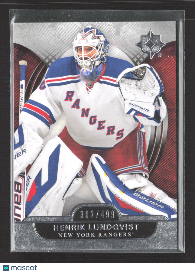 2014 Upper Deck Ultimate Collection Henrik Lundqvist #44 302/499