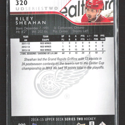 2015 Upper Deck Series Two Exclusives Riley Sheahan #320 033/100
