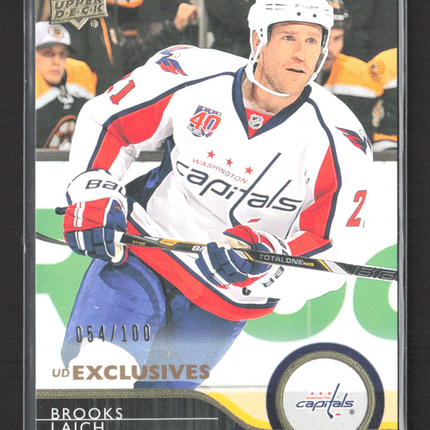 2010 Upper Deck Series 2 Exclusives Brooks Laich #442 Exclusives /100