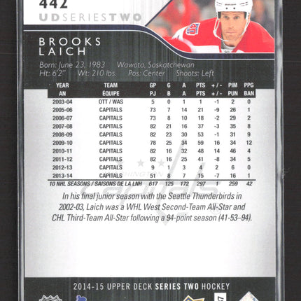 2010 Upper Deck Series 2 Exclusives Brooks Laich #442 Exclusives /100