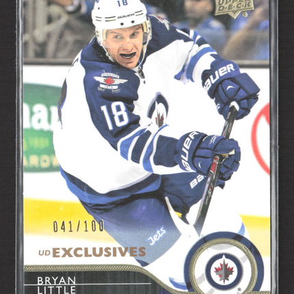 2015 Upper Deck Series 2 UD Exclusives Bryan Little #444 041/100