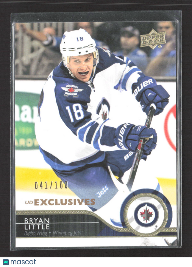2015 Upper Deck Series 2 UD Exclusives Bryan Little #444 041/100
