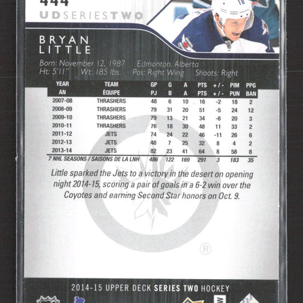 2015 Upper Deck Series 2 UD Exclusives Bryan Little #444 041/100