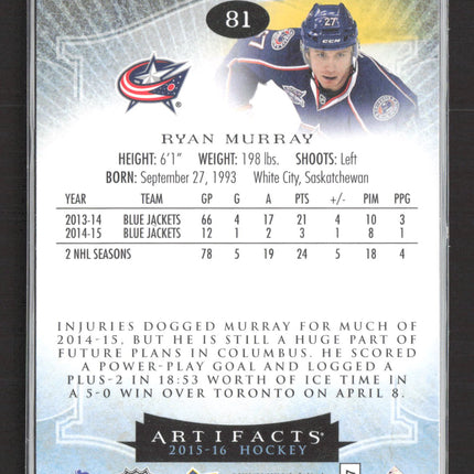 2015 Upper Deck Artifacts Ryan Murray #81 Ruby /399