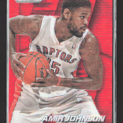 2014 Panini Prizm Amir Johnson #47 Red /25