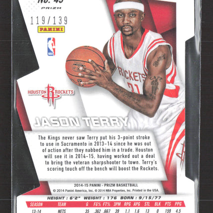 2014 Panini Prizm Jason Terry #45 Purple 119/139