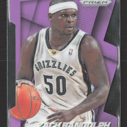 2014 Panini Prizm Zach Randolph #122 Purple 134/139