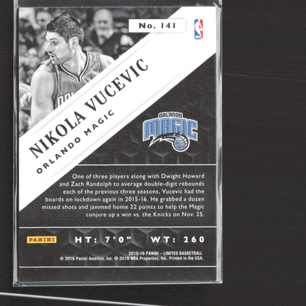 2016 Panini Limited Nikola Vucevic #141 /80