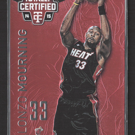 2014 Panini Totally Certified Alonzo Mourning #125 Red /279
