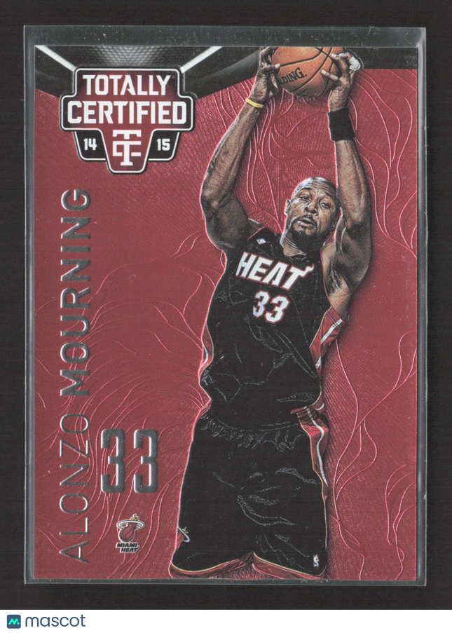 2014 Panini Totally Certified Alonzo Mourning #125 Red /279