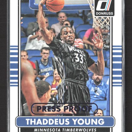 2014 Panini Donruss Thaddeus Young #18 Press Proof /99