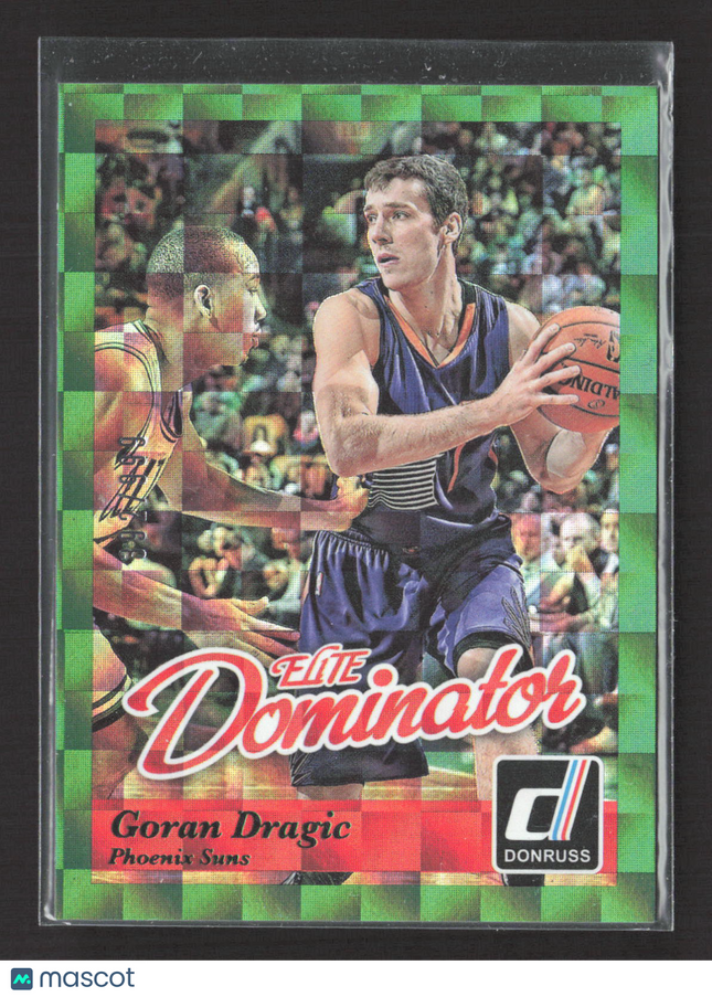 2014 Panini Donruss Elite Dominator Goran Dragic #15 Green Checkerboard /999